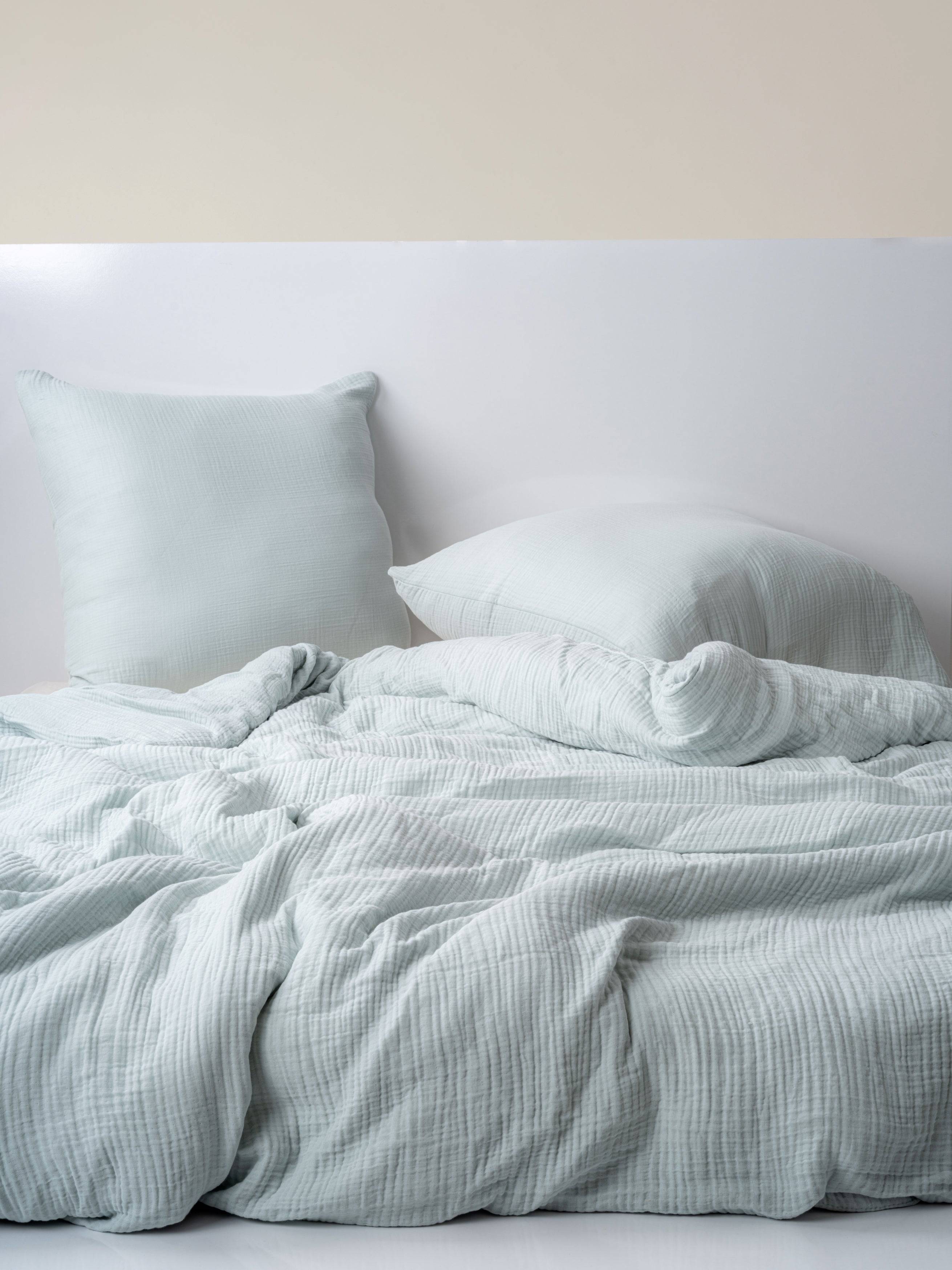 Bettwäsche Musselin mintgrün 4-lagig - MAIAS art home